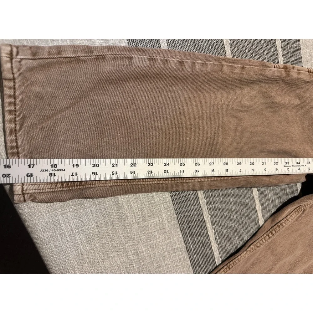 Old Navy Baggy Carpenter Jeans boys‎ Size 7 Brown Denim Pants Cargo Pockets
